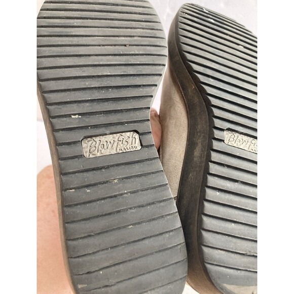 Blowfish Womens Comet Boot Beige W9.5   With Knitted Turndown - Picture 5 of 7